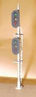 Oregon-Rail Three-Over-Three Light LED Signal Kit HO Scale Model Railroad Trackside Accessory #133 Oregon-Rail Three-Over-Three Light LED Signal Kit HO Scale Model Railroad Trackside Accessory #133