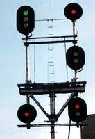 Oregon-Rail Four-Track Signal Bridge (Plastic Kit) With Union Switch and Signal 1, 2 and 3 Light Targets HO-Scale Oregon-Rail Four-Track Signal Bridge (Plastic Kit) With Union Switch and Signal 1, 2 and 3 Light Targets HO-Scale