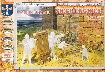 Orion Medieval Siege Engines Pt 2 Plastic Model Military Figure 1/72 Scale #72016