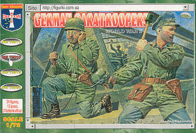 Orion WWII German Paratroopers (24) Plastic Model Military Figure 1/72 Scale #72018 Orion WWII German Paratroopers (24) Plastic Model Military Figure 1/72 Scale #72018
