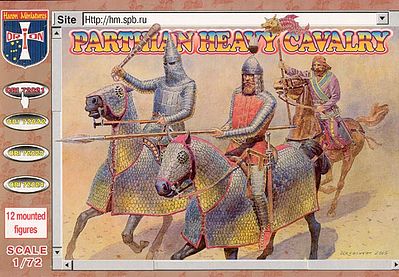 Orion Parthian Heavy Cavalry (12 Mounted) Plastic Model Military Figure  1/72 Scale #72021