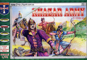 Orion Khazars Army VII-X Century (12 Mtd & 12 Foot) Plastic Model Military Figure 1/72 #72030 Orion Khazars Army VII-X Century (12 Mtd & 12 Foot) Plastic Model Military Figure 1/72 #72030