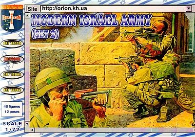 Orion Modern Israel Army Set #2 (48) Plastic Model Military Figure 1/72 Scale #72040