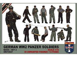 Orion WWII German Panzer Soldiers Set #2 Military Figure Kit 1/72 Scale