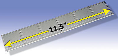 O-Gauge Sidewalks (2 5-3/4 Sections) O Scale Model Railroad Building Accessory #34