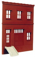 O-Gauge O Kitbashing- Factory Rear Wall w/Large Steps O-Gauge O Kitbashing- Factory Rear Wall w/Large Steps