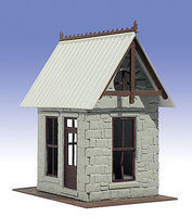 O-Gauge Flag Stop Station 1-Story Building Kit O Scale Model Railroad Building #501 O-Gauge Flag Stop Station 1-Story Building Kit O Scale Model Railroad Building #501