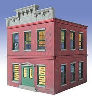 O-Gauge Marty's Auto Parts 2-Story Building Kit O Scale Model Railroad Building #828 O-Gauge Marty's Auto Parts 2-Story Building Kit O Scale Model Railroad Building #828