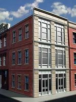 O-Gauge Amer-Town Savings & Loan 3-Story Building Kit O Scale Model Railroad Building #877 O-Gauge Amer-Town Savings & Loan 3-Story Building Kit O Scale Model Railroad Building #877