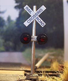 Osborn Crossing Signal (wooden kit) HO Scale Model Railroad Trackside Accessory #1004