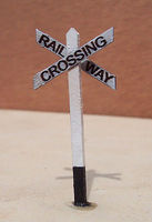 Osborn 1st Generation Cross Bucks (wooden kit) HO Scale Model Railroad Trackside Accessory #1037