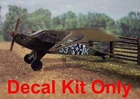 Osborn HO L4 Grasshopper Decal Kit Plastic Model Aircraft Decal Kit #1090