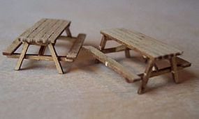 Osborn Picnic Table (wooden kit) N Scale Model Railroad Building Accessory #3034