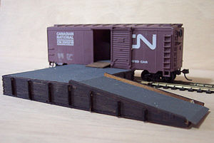 Osborn Loading Platform (wooden kit) N Scale Model Railroad Trackside Accessory #3043