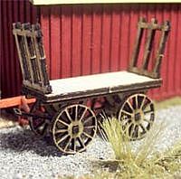 Osborn Baggage Cart 2 pack (wooden kit) N Scale Model Railroad Vehicle #3084