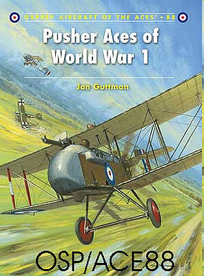 Osprey-Publishing Pusher Aces of WWI Military History Book #ace88