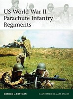 US WWII Parachute Infantry Regiments Military History Book #e198