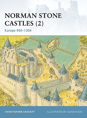 Osprey-Publishing Norman Stone Castles Military History Book #for18