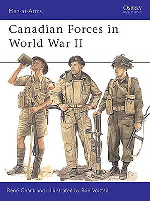 Osprey-Publishing Canadian Forces in WWII Military History Book #maa359