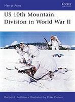 US 10th Mountain Division in WWII Military History Book #maa482