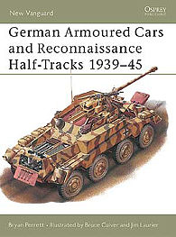 Osprey-Publishing German Armoured Cars and Reconnaissance Half-Tracks 1939-45 Military History Book #nvg29