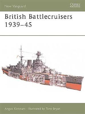 Osprey-Publishing British Battle Cruisers 1939-45 Military History Book #v88