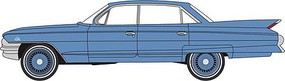 Oxford 1961 Cadillac Sedan de Ville Assembled Nautilus Blue Oxford 1961 Cadillac Sedan de Ville Assembled Nautilus Blue
