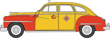Oxford 1946-1948 Desoto Suburban Sedan - Assembled San Francisco Taxi (yellow, red)