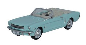 Oxford 65' Mustang Convrt Turq HO-Scale Oxford 65' Mustang Convrt Turq HO-Scale