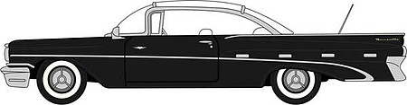 Oxford 1959 Pontiac Bonneville - Assembled Regent Black, White
