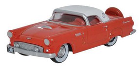 Oxford Thndrbrd 1956 F.Red/C.Wht HO-Scale Oxford Thndrbrd 1956 F.Red/C.Wht HO-Scale