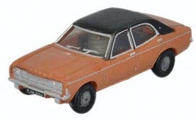 Oxford Ford Cortina Mark III Assembled Gold,Black N-Scale Oxford Ford Cortina Mark III Assembled Gold,Black N-Scale