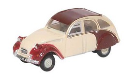 Oxford Citroen 2CV Assembled Dolly Plum,Custard N-Scale Oxford Citroen 2CV Assembled Dolly Plum,Custard N-Scale