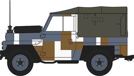 Oxford Land Rover British Army - N-Scale