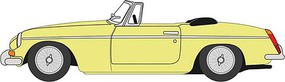 Oxford MG MGB Tarten Primrose N-Scale Oxford MG MGB Tarten Primrose N-Scale
