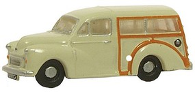 Oxford Morris Minor Trvllr white - N-Scale