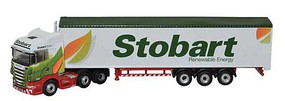 Oxford Scania Highline w/Walking Floor Trailer Assembled Stobart Biomass N-Scale Oxford Scania Highline w/Walking Floor Trailer Assembled Stobart Biomass N-Scale