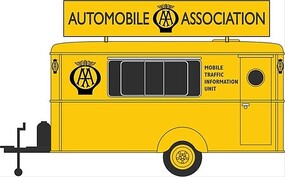 Oxford Mobile Trailer-Auto Assoc - N-Scale