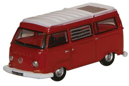 Oxford VW Camper Van Red/Wht - N-Scale