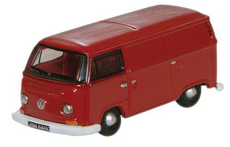 Oxford VW Bay-Wndw Van SEN Red - N-Scale