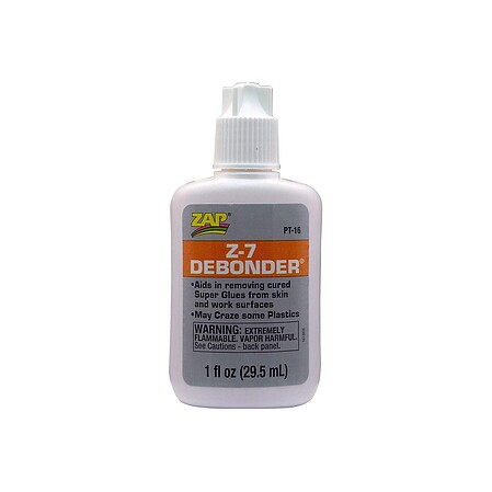 Pacer Z-7 De-Bonder 1 oz Hobby and Model CA Super Glue Debonder #pt16