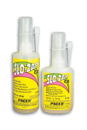 Pacer Slo-Zap CA 2 oz Hobby and Craft CA Super Glue #pt33