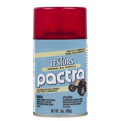 Pactra (bulk of 3) Pactra Candy Red RC Lacquer Spray 3oz