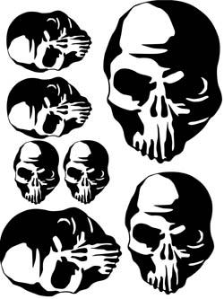 Parma Skulls Paint Mask