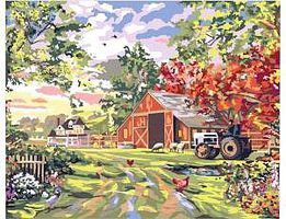 Old Farm House (20''x16'') Paint By Number Kit #22061