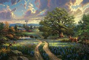 Plaid Thomas Kinkade Country Living (16''x20'') Paint By Number Kit #22063 Plaid Thomas Kinkade Country Living (16''x20'') Paint By Number Kit #22063