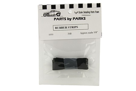 Parts-By-Parks 1/25 20 ft. Rubber Strips for fan belts, small hose, weather strips, etc