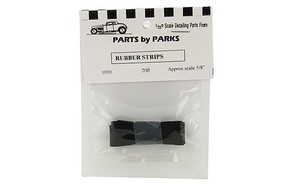 Parts-By-Parks 20 ft. Rubber Strips for fan belts, hose, etc Plastic Model Vehicle Acc Kit 1/25 #1030