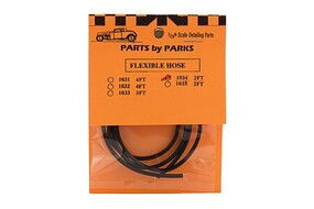 Parts-By-Parks 2 ft. Hollow/Flexible 2-1/2'' Rubber Hose