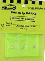 Parts-By-Parks 1/25 Flathead Air Cleaner (Chrome Finish) (3)